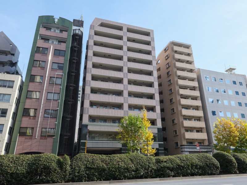 外観は洗練された重厚感のフォルムで存在感を感じる建物です。都心の主要駅にも快適なアクセスです。毎日の通勤にも便利で、近隣にはお買物施設が充実しており、生活至便です。