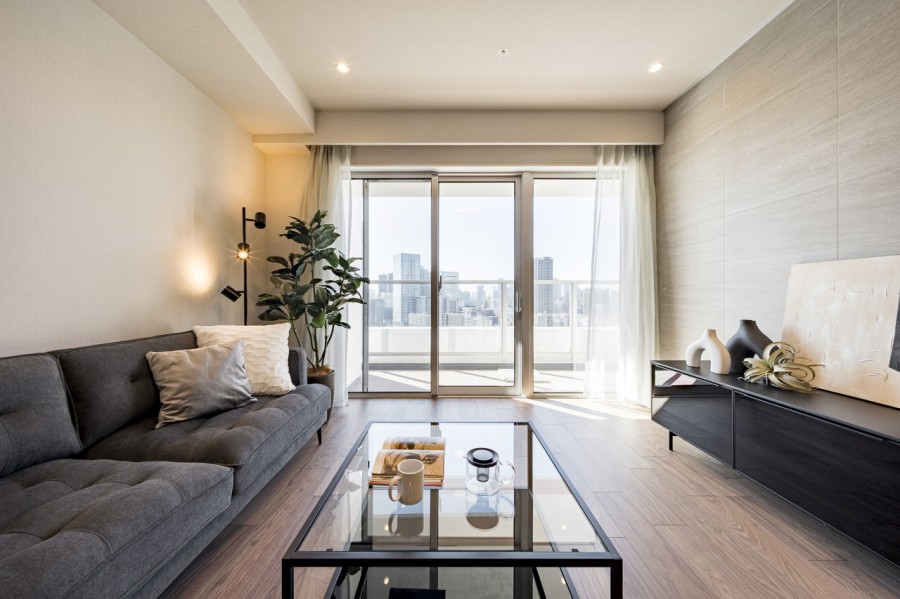 お部屋からは開放感溢れる都会的な眺望がお楽しみいただけます。都会の利便性を身近にしながら、心安らぐ伸びやかな時間が流れます。